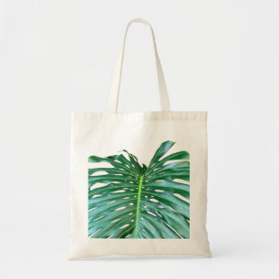 Elegant Palm Leaf tropical jungle rainforest leaf Tote Bag