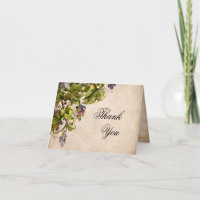 Elegant Parchment Watercolor Vineyard