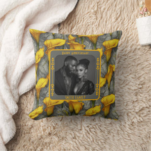 Elegant Parents Wedding Throw Pillow For Partner