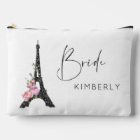 Elegant Paris theme Eiffel tower Bride makeup