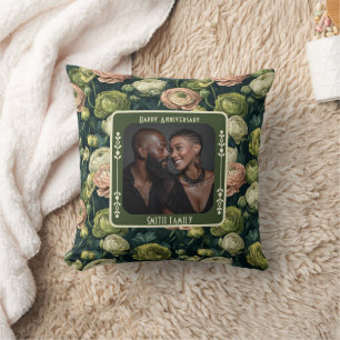 Elegant Partners Photo Throw Pillow For Wife