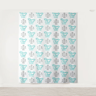 Elegant Party Backdrop Step and Repeat Tapestry
