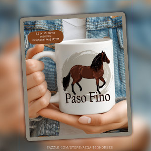 Elegant Paso Fino Horse – Gaited Breed Art Coffee Mug