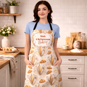 Elegant Pastel Bakery Branding Apron