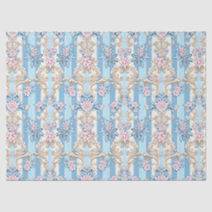 Elegant pastel baroque pattern tissue paper