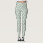 Elegant Pastel Colour Modern Green White Template Leggings<br><div class="desc">Elegant Pastel Colour Modern Green White Template Leggings.</div>