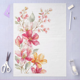 Elegant Pastel Cottage Core Craft & Decoupage Tissue Paper