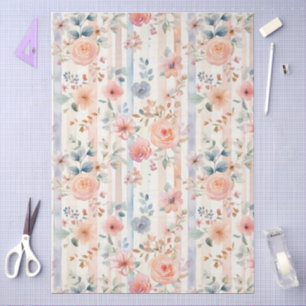 Elegant Pastel Cottage Core Craft & Decoupage Tissue Paper
