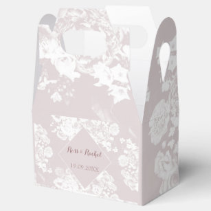 Elegant pastel favor box