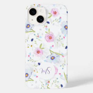 Elegant Pastel Floral Apple Samsung Phone Case