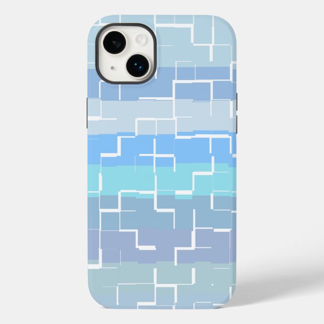 Elegant Pastel Multi-Colour Abstract Pattern Case-Mate iPhone Case (Back)