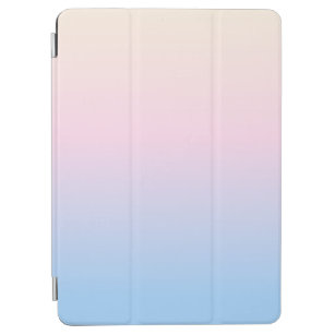 elegant pastel pink blue bright gradient colours iPad air cover