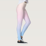 elegant pastel pink blue bright gradient colours leggings<br><div class="desc">elegant pastel pink blue bright gradient colours. beautiful blurred background. modern blending backdrop. aesthetic abstract art. Soft aurora colours.</div>