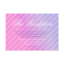 Elegant Pastel Pink Lilac Information Details Card