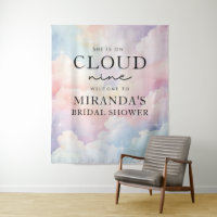 Elegant Pastel She's On Cloud Nine Bridal Shower
