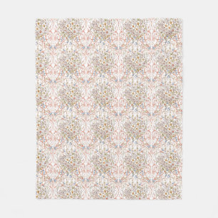 Elegant Pastel Vintage Floral Arch Wedding Fleece Blanket