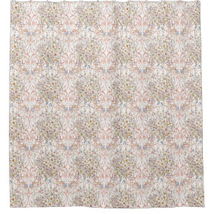 Elegant Pastel Vintage Floral Arch Wedding Shower Curtain