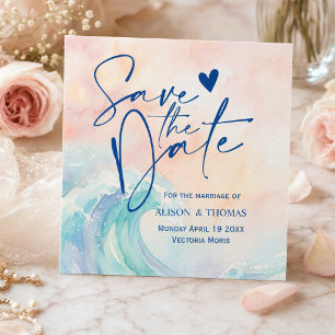 Elegant Pastel Watercolor Invitation Soft Blush