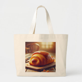 Elegant Pastry-Themed Large Tote Bag