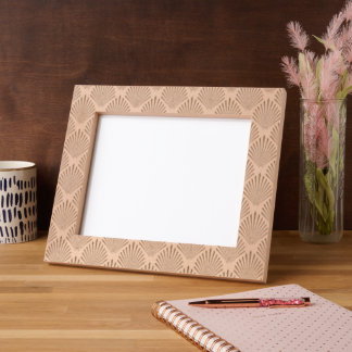 Elegant Pattern Abstract Leaf Landscape Size 10"x8 Etched Frames