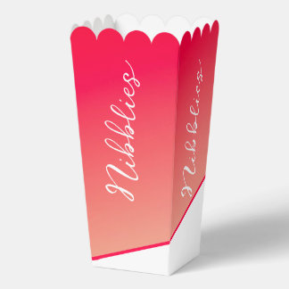 Elegant Peach And Pink Favour Box