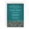 Elegant Peacock 50th Birthday Party Invitations