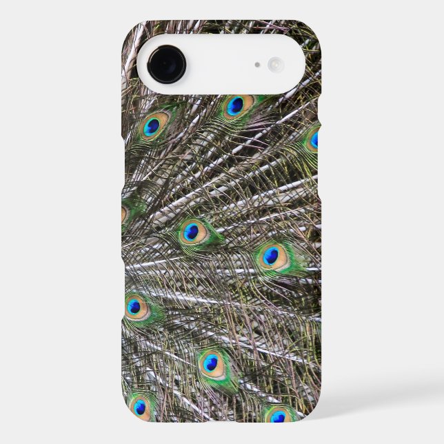 Elegant Peacock Bird and Feather Artwork (Back)
