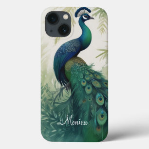 Elegant Peacock iPhone 13 Case
