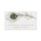 Elegant Peacock Feather Stylish Business Card