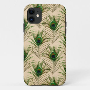 Elegant Peacock Feathers Chic Stylish iPhone 11 Case