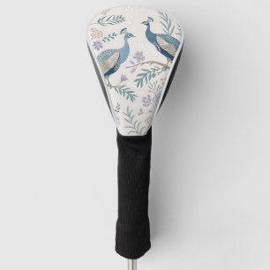 Elegant Peacock Floral Vintage (7) Golf Head Cover