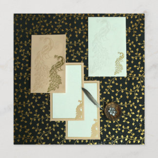 Elegant Peacock Invitations | IndianWeddingCards