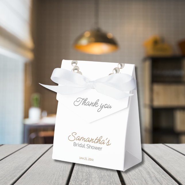 Elegant Pearl necklace Bridal Shower  Favour Boxes (Creator Uploaded)