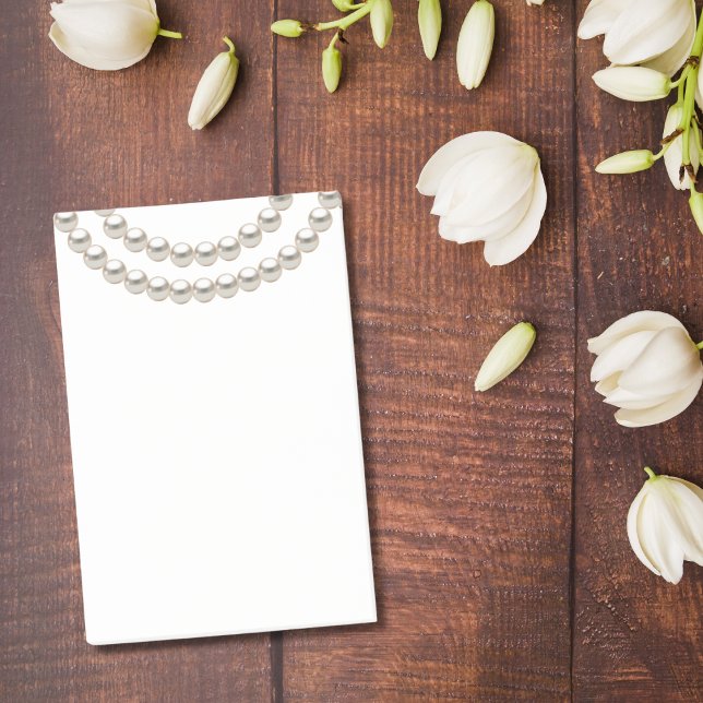 Elegant Pearl Necklace Post-it Notes (Creator Uploaded)