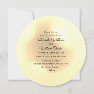 Elegant Pearl Simple Chic Wedding Invitation