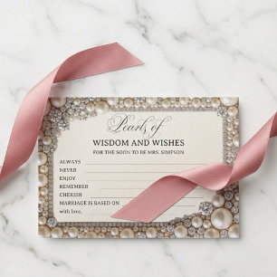 Elegant Pearls Pearls of Wisdom Card