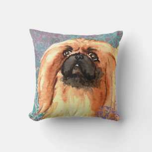 Elegant Pekingese Cushion
