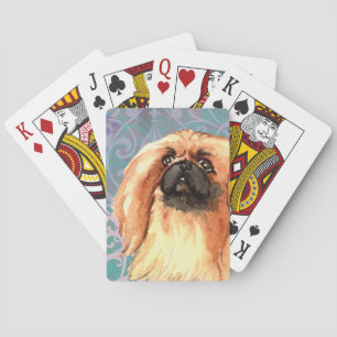 Elegant Pekingese Playing Cards