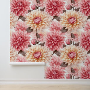 Elegant Peonies Floral Wallpaper