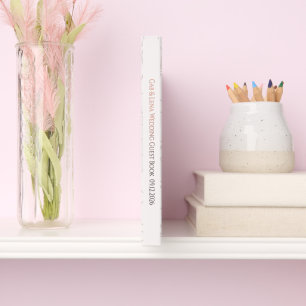 Elegant Peony Blush Floral Wedding Guest Book