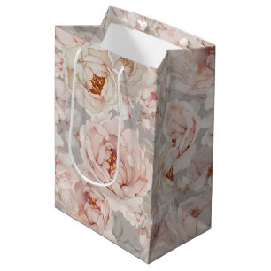 Elegant Peony  Medium Gift Bag