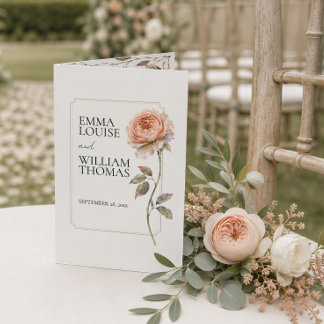 Elegant Peony Modern Heritage Wedding Ceremony