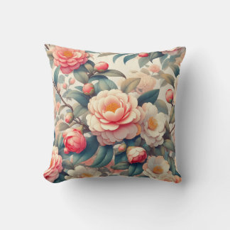  “Elegant Peony Pattern” Cushion