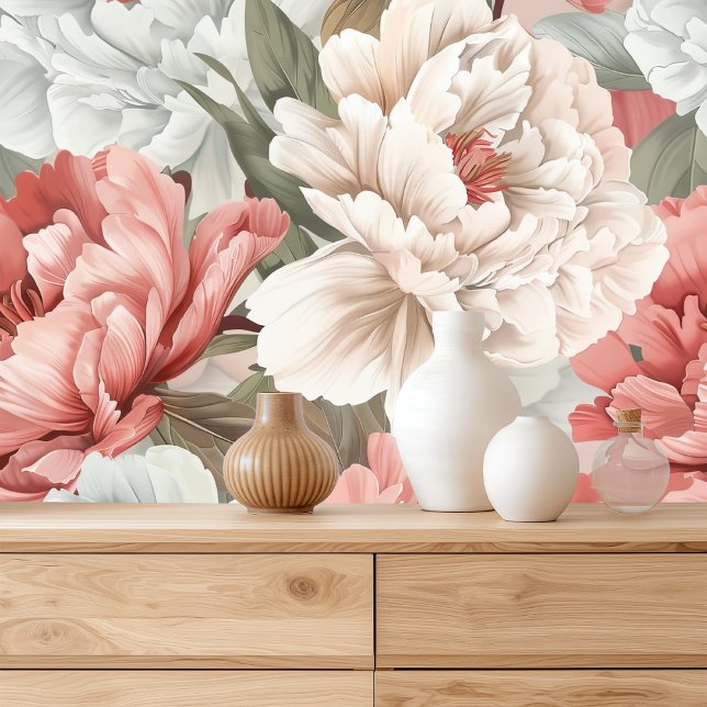 Elegant Peony Seamless Pattern Wallpaper (Creator Uploaded)