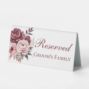 Elegant Peony Watercolor Floral Wedding Reserved