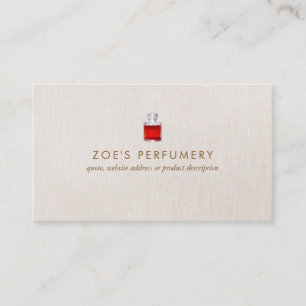 Elegant Perfume Business Card