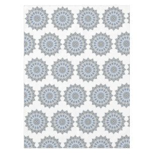 Elegant Persian Blue Arabesque Oriental Decoration Tablecloth