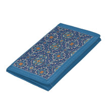 Elegant Persian Tile Pattern | Blue & Gold Islamic