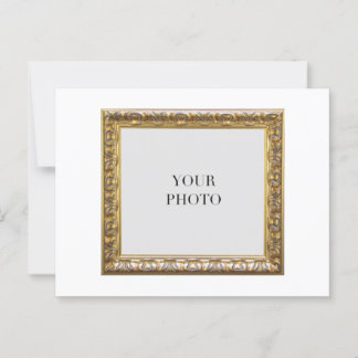 Elegant Personal Photo Frame and Text Postcard