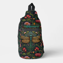 Elegant Personalise Vintage dragonfly boho chic